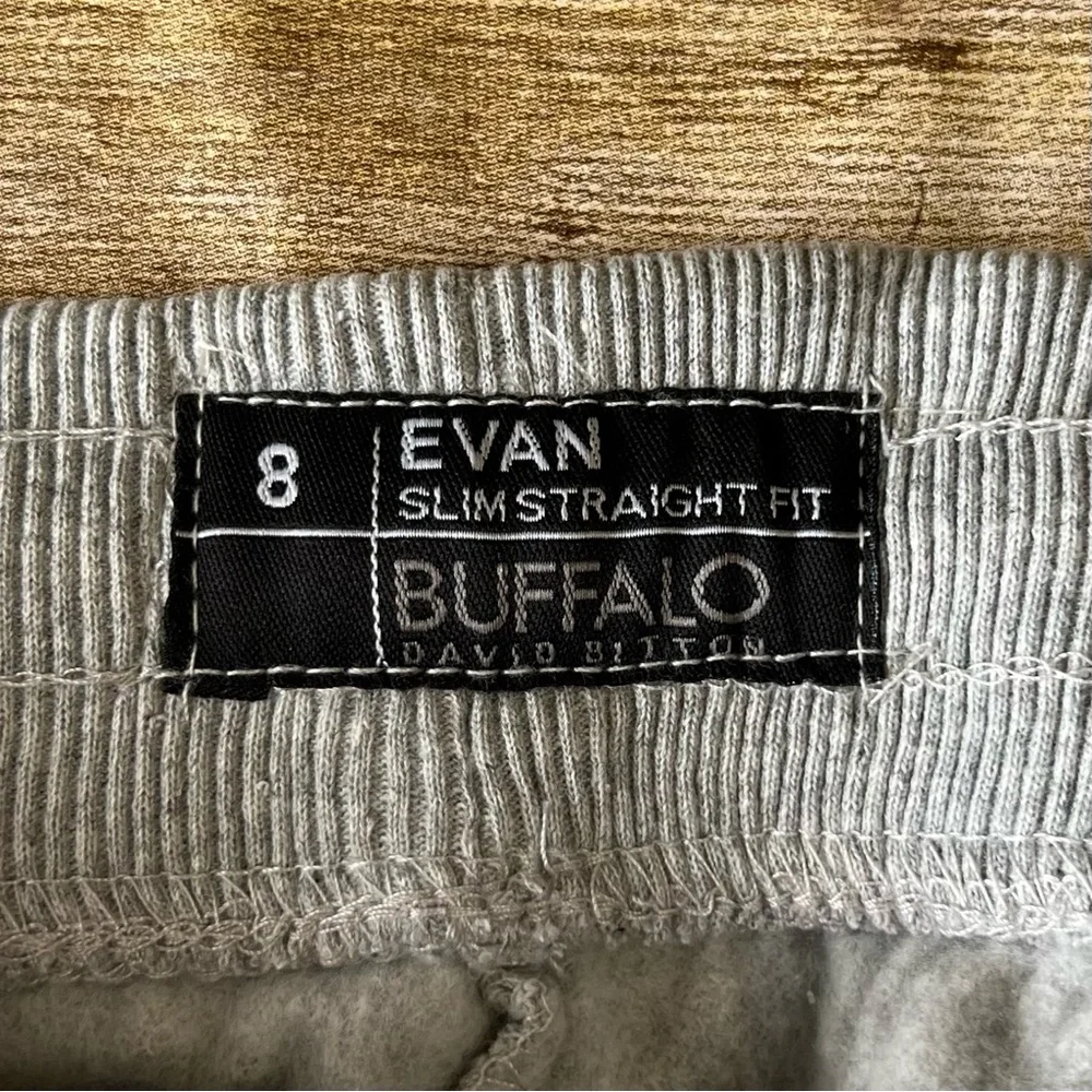 Buffalo David Bitton Boys Evan Slim‎ Straight Fit Shorts Heather Grey Size 8